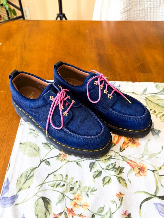 Dr. Martens x Awake Lowell Hair-On Moc Toe Navy US‎ 7 EUC main image 9